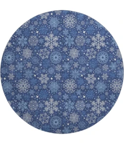 Dalyn Merry & Bright Blue MY25 8ft. x 8ft. Rug