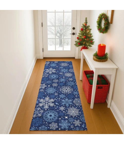 Dalyn Merry & Bright Blue MY25 2ft.3in. x 7ft.6in. Rug