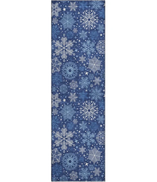 Dalyn Merry & Bright Blue MY25 2ft.3in. x 7ft.6in. Rug