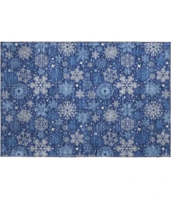 Dalyn Merry & Bright Blue MY25 1ft.8in. x 2ft.6in. Rug