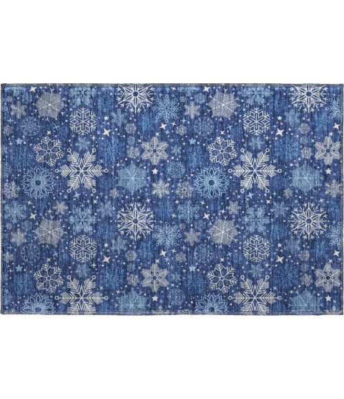 Dalyn Merry & Bright Blue MY25 1ft.8in. x 2ft.6in. Rug