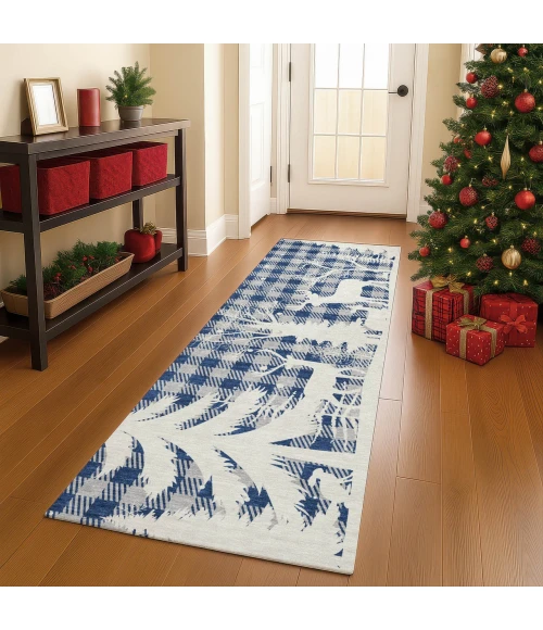 Dalyn Merry & Bright Blue MY26 2ft.3in. x 7ft.6in. Rug
