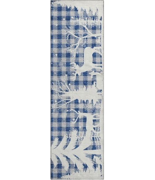 Dalyn Merry & Bright Blue MY26 2ft.3in. x 7ft.6in. Rug