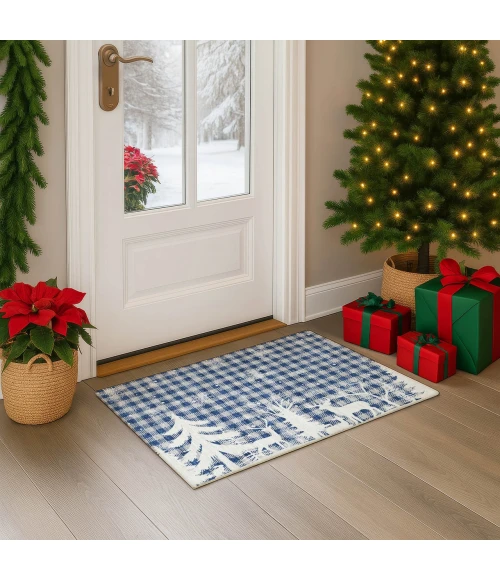 Dalyn Merry & Bright Blue MY26 1ft.8in. x 2ft.6in. Rug