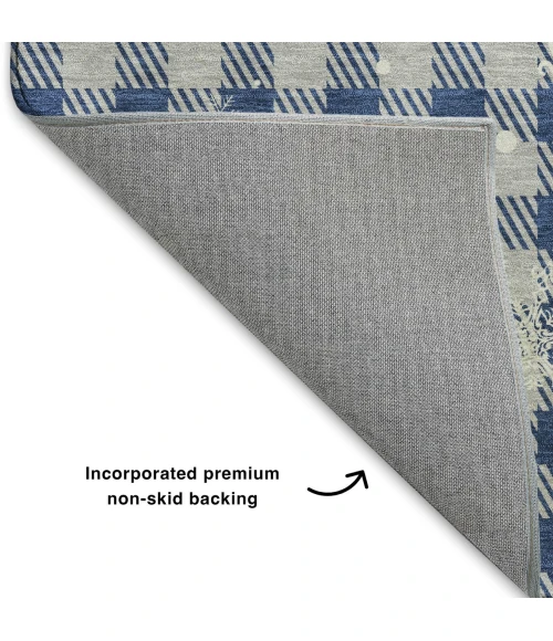 Dalyn Merry & Bright Blue MY26 3ft. x 5ft. Rug