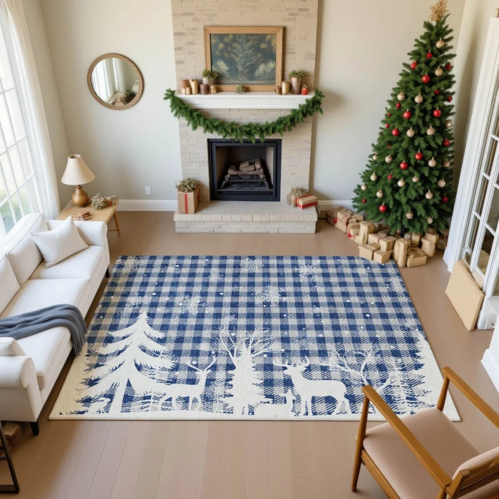 Dalyn Merry & Bright Blue MY26 5ft. x 7ft.6in. Rug