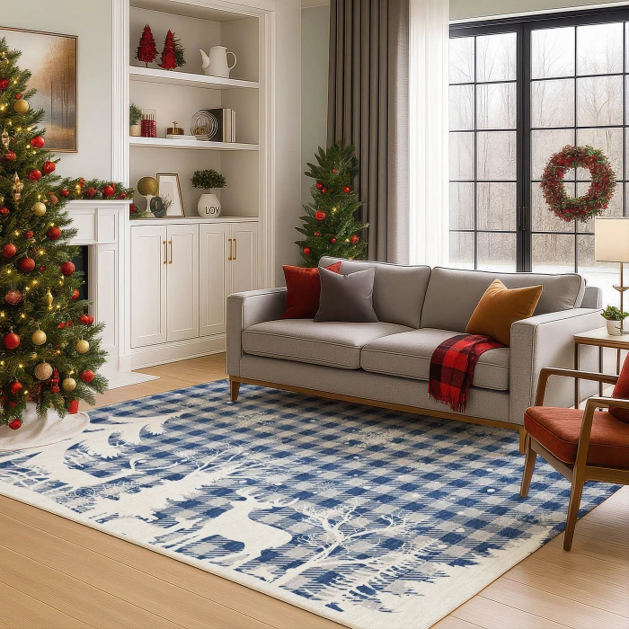 Dalyn Merry & Bright Blue MY26 5ft. x 7ft.6in. Rug