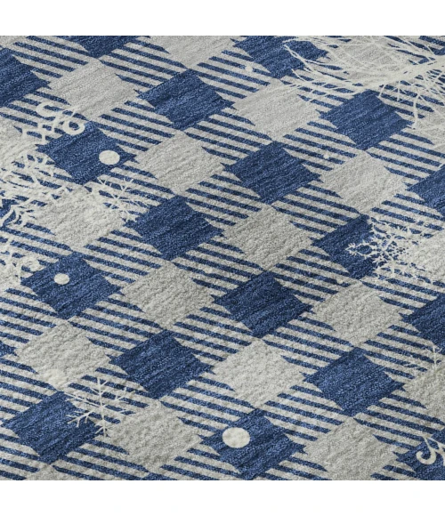 Dalyn Merry & Bright Blue MY26 3ft. x 5ft. Rug