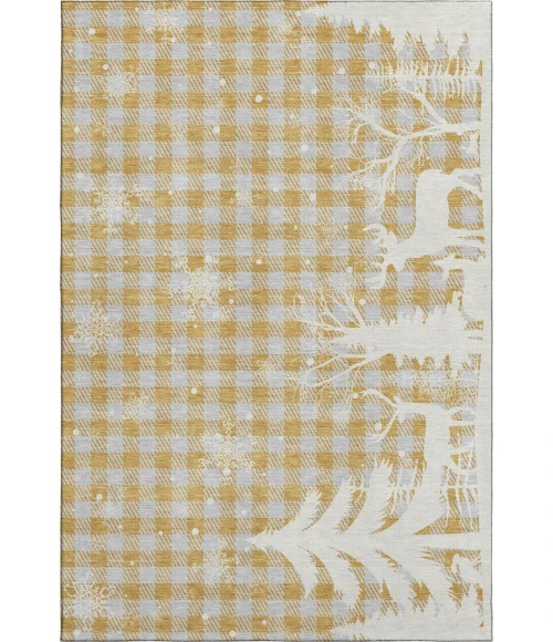 Dalyn Merry & Bright Gold MY26 8ft. x 10ft. Rug