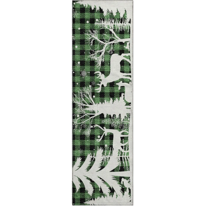 Dalyn Merry & Bright Green MY26 2ft.3in. x 7ft.6in. Rug