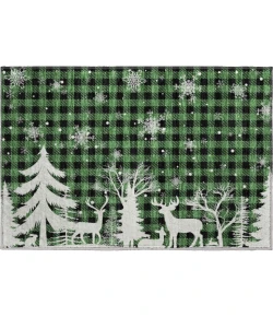 Dalyn Merry & Bright Green MY26 1ft.8in. x 2ft.6in. Rug
