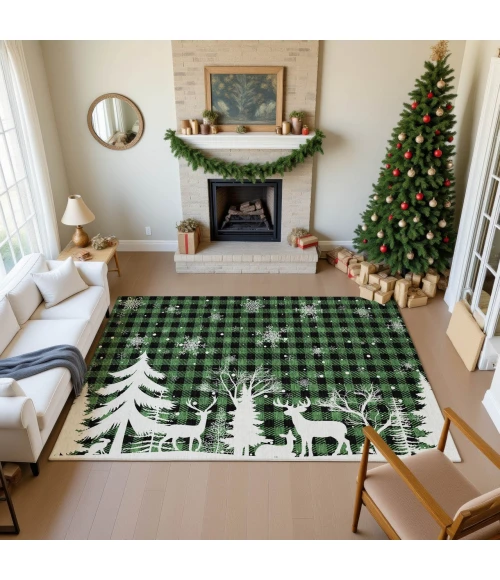 Dalyn Merry & Bright Green MY26 3ft. x 5ft. Rug