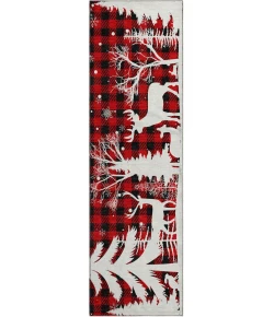 Dalyn Merry & Bright Red MY26 2ft.3in. x 7ft.6in. Rug