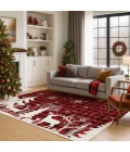 Dalyn Merry & Bright Red MY26 3ft. x 5ft. Rug