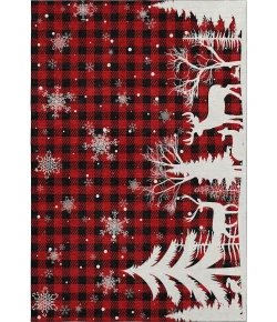 Dalyn Merry & Bright Red MY26 3ft. x 5ft. Rug