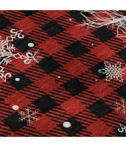 Dalyn Merry & Bright Red MY26 3ft. x 5ft. Rug