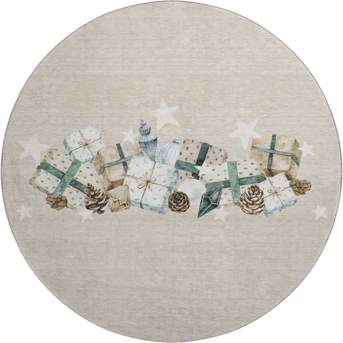 Dalyn Merry & Bright Brown MY27 8ft. x 8ft. Rug