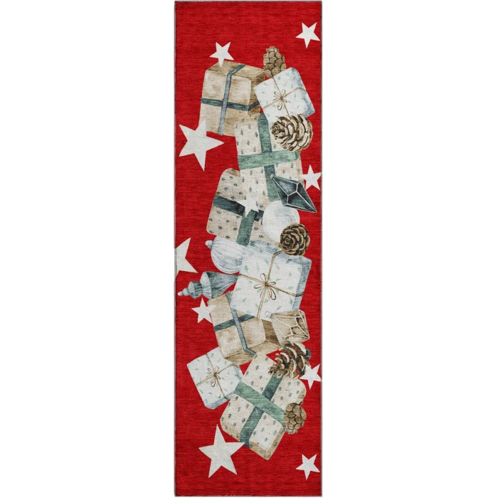 Dalyn Merry & Bright Red MY27 2ft.3in. x 7ft.6in. Rug