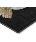 Dalyn Merry & Bright Black MY28 3ft. x 5ft. Rug