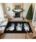 Dalyn Merry & Bright Black MY28 3ft. x 5ft. Rug