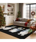 Dalyn Merry & Bright Black MY28 3ft. x 5ft. Rug