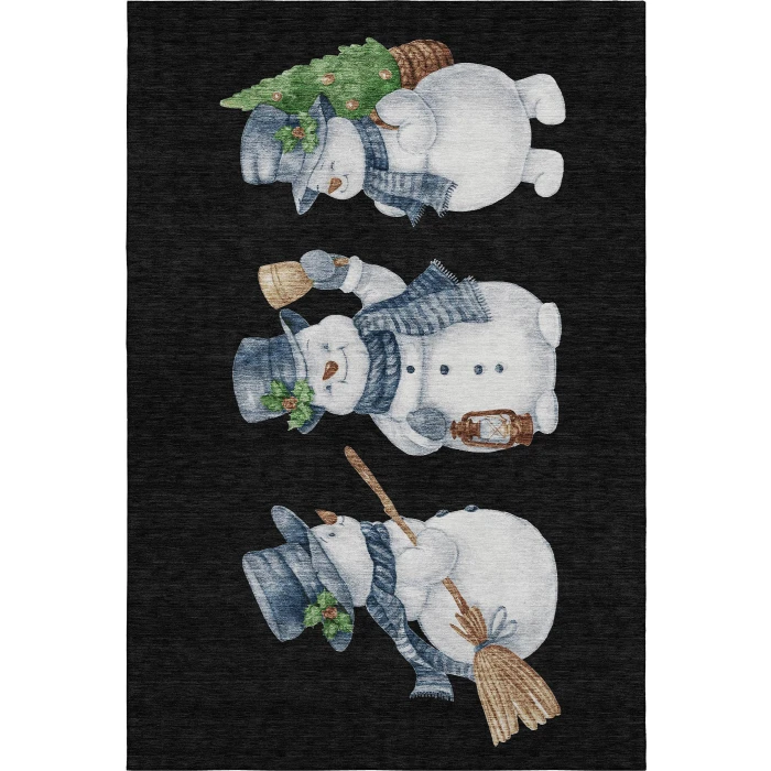 Dalyn Merry & Bright Black MY28 3ft. x 5ft. Rug