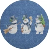 Dalyn Merry & Bright Blue MY28 8ft. x 8ft. Rug