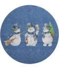 Dalyn Merry & Bright Blue MY28 8ft. x 8ft. Rug