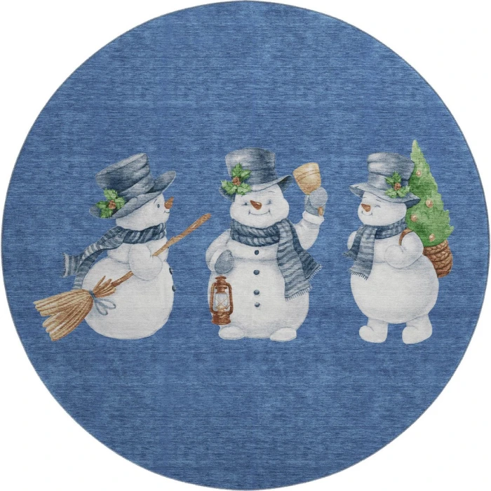 Dalyn Merry & Bright Blue MY28 8ft. x 8ft. Rug