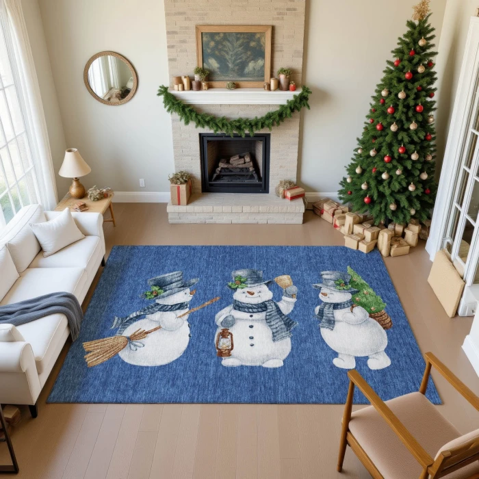 Dalyn Merry & Bright Blue MY28 5ft. x 7ft.6in. Rug