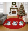 Dalyn Merry & Bright Red MY28 8ft. x 8ft. Rug