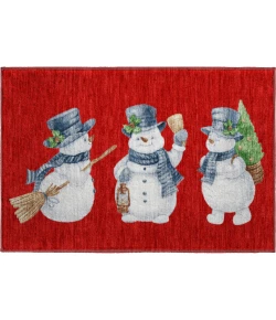 Dalyn Merry & Bright Red MY28 1ft.8in. x 2ft.6in. Rug