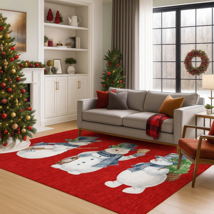 Dalyn Merry & Bright Red MY28 5ft. x 7ft.6in. Rug