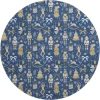 Dalyn Merry & Bright Blue MY29 8ft. x 8ft. Rug