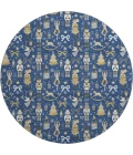 Dalyn Merry & Bright Blue MY29 8ft. x 8ft. Rug
