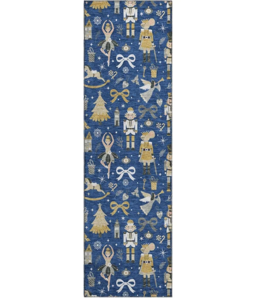 Dalyn Merry & Bright Blue MY29 2ft.3in. x 7ft.6in. Rug