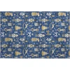 Dalyn Merry & Bright Blue MY29 1ft.8in. x 2ft.6in. Rug