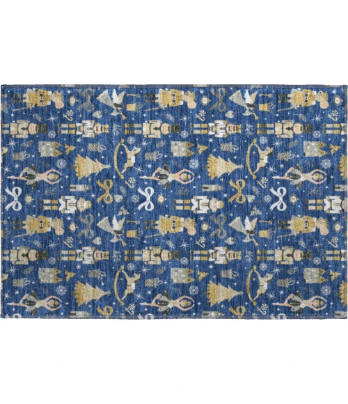 Dalyn Merry & Bright Blue MY29 1ft.8in. x 2ft.6in. Rug