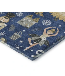 Dalyn Merry & Bright Blue MY29 3ft. x 5ft. Rug