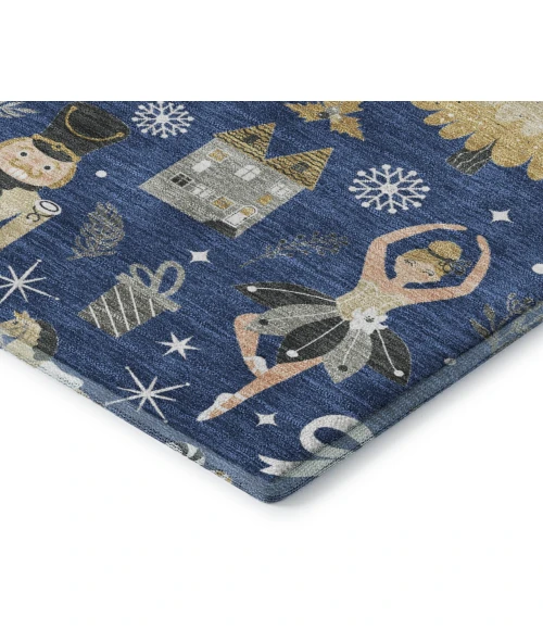 Dalyn Merry & Bright Blue MY29 3ft. x 5ft. Rug