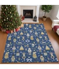 Dalyn Merry & Bright Blue MY29 3ft. x 5ft. Rug