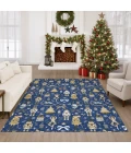 Dalyn Merry & Bright Blue MY29 3ft. x 5ft. Rug