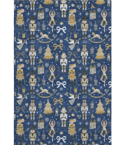 Dalyn Merry & Bright Blue MY29 3ft. x 5ft. Rug