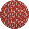 Dalyn Merry & Bright Red MY29 8ft. x 8ft. Rug
