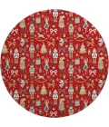 Dalyn Merry & Bright Red MY29 8ft. x 8ft. Rug