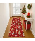 Dalyn Merry & Bright Red MY29 2ft.3in. x 7ft.6in. Rug
