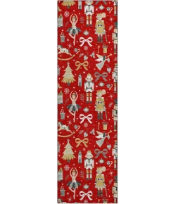 Dalyn Merry & Bright Red MY29 2ft.3in. x 7ft.6in. Rug