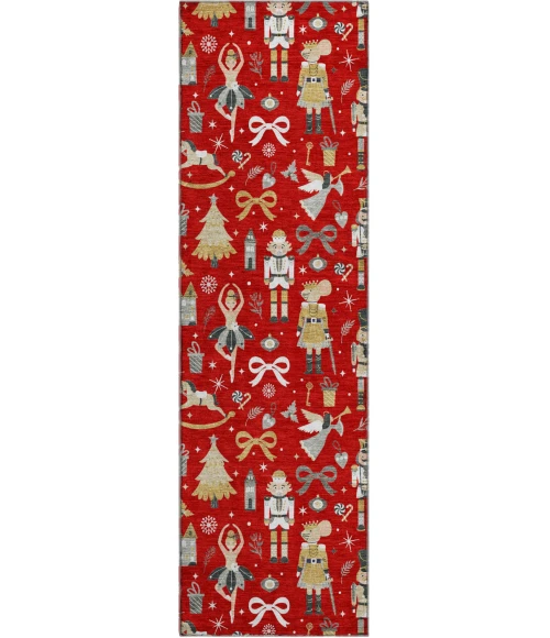 Dalyn Merry & Bright Red MY29 2ft.3in. x 7ft.6in. Rug