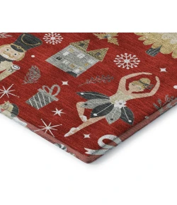 Dalyn Merry & Bright Red MY29 8ft. x 8ft. Rug