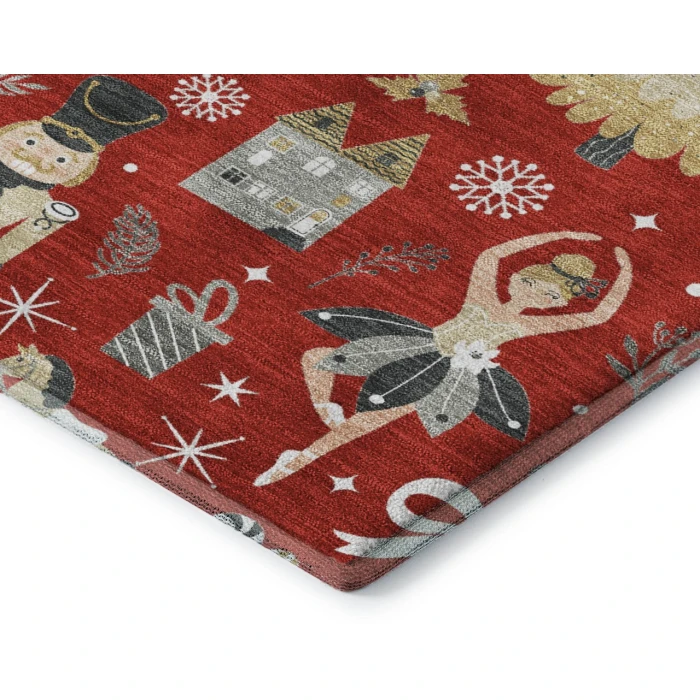 Dalyn Merry & Bright Red MY29 9ft. x 12ft. Rug